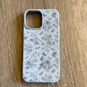 Pela Floral Powder Blue Porcelain iPhone 13 Pro Max case